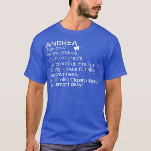 Andrea Name Definition Andrea Female Name 1 T_Shirt