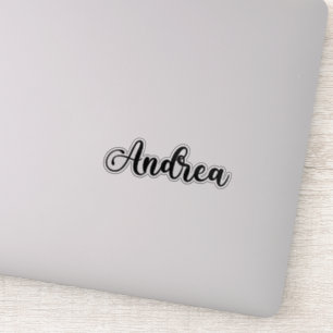 Andrea Name - Handwritten Calligraphy Sticker