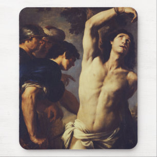 Andrea Vaccaro: St. Sebastian Baroque Fine Art Mouse Pad