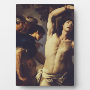 Andrea Vaccaro: St. Sebastian Baroque Fine Art Plaque