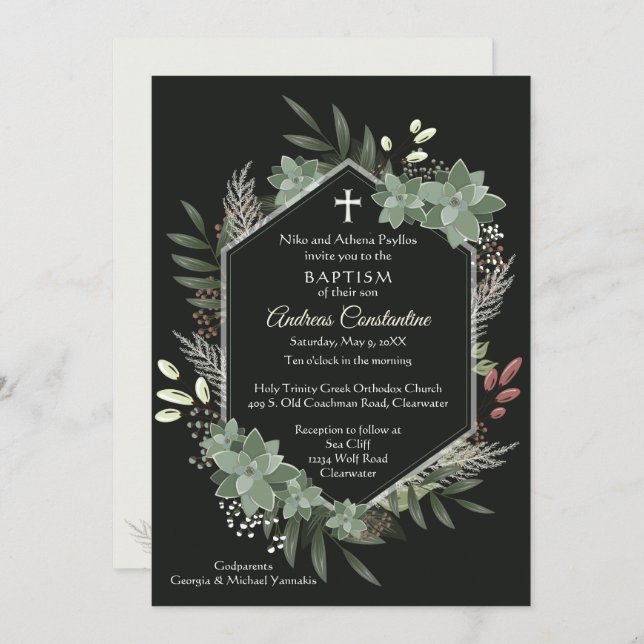 Andreas Invitation One (Front/Back)