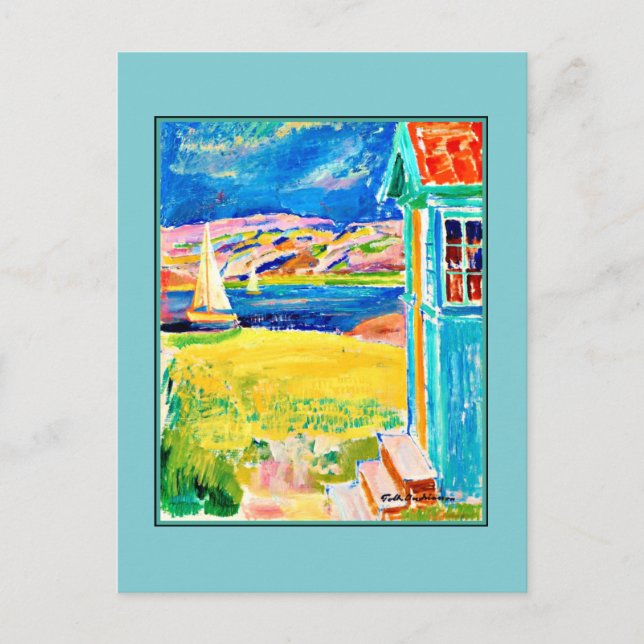 Andreasson - Scene from Bohuslan (Sweden) Postcard (Front)