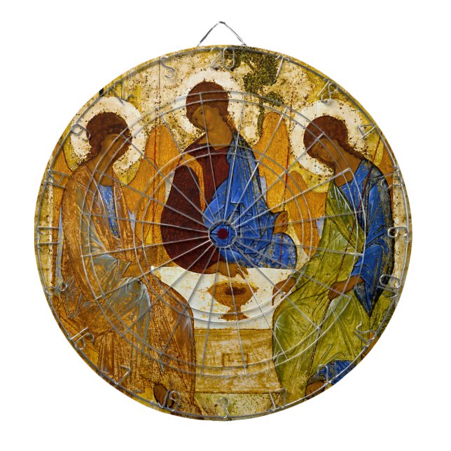 Andrei Rublev , “ Holy Trinity ” Dart Board (Front)