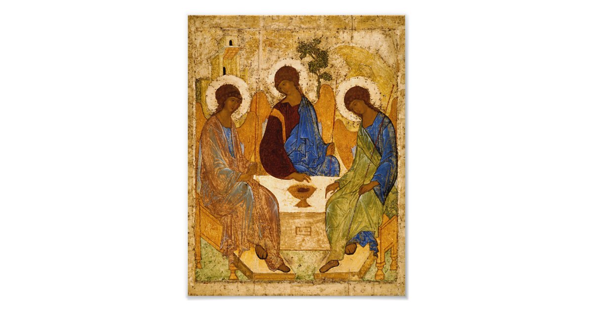 Andrei Rublev Holy Trinity Icon Orthodox religion Photo Print | Zazzle.com