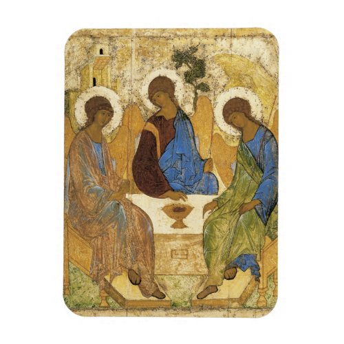 Andrei Rublev Iconic Trinity Angels Abraham Bible Magnet