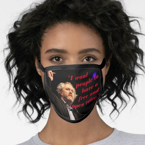 Andrew Breitbart Quote Patriotic Face Mask