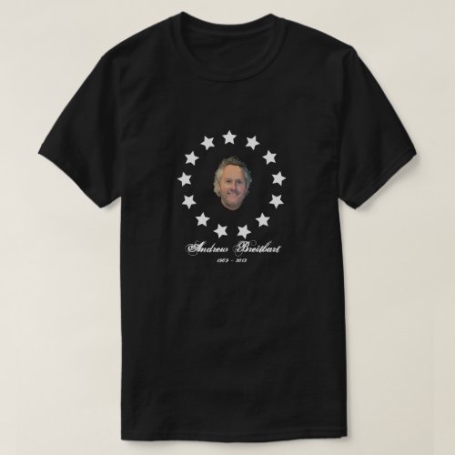 Andrew Breitbart Tribute _ Colonial Flag Style T_Shirt
