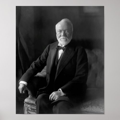 Andrew Carnegie Portrait _ 1905 Poster