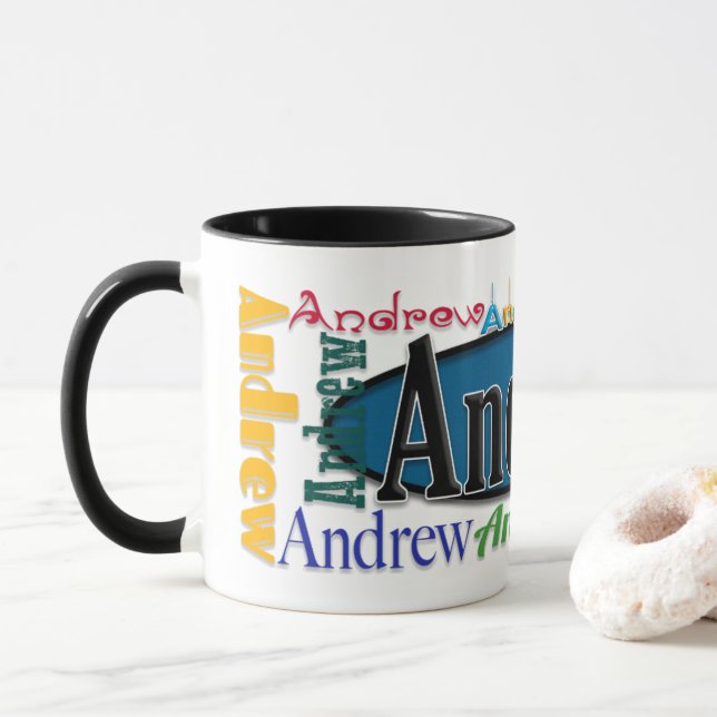 Andrew Coffee Mug (With Donut)