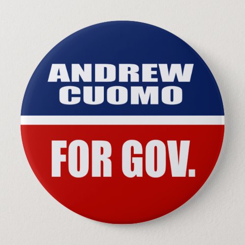 ANDREW CUOMO FOR GOVERNOR PINBACK BUTTON