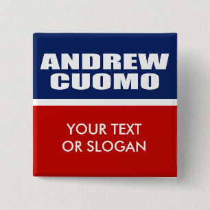 ANDREW CUOMO FOR GOVERNOR PINBACK BUTTON
