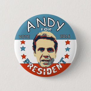 Andrew Cuomo for President 2016 Pinback Button