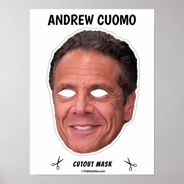 ANDREW CUOMO Halloween Mask Poster (Front)