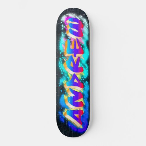ANDREW Customized Graffiti Skateboard