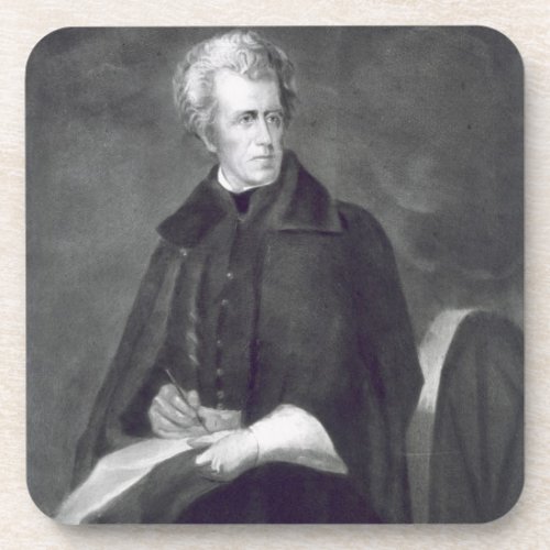 Andrew Jackson 7th President of the United States Beverage Coaster