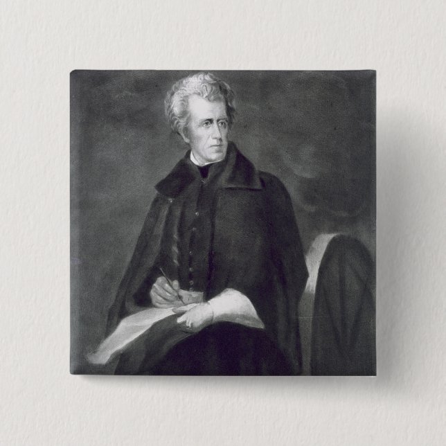 Andrew Jackson, 7th President of the United States Button (Front)