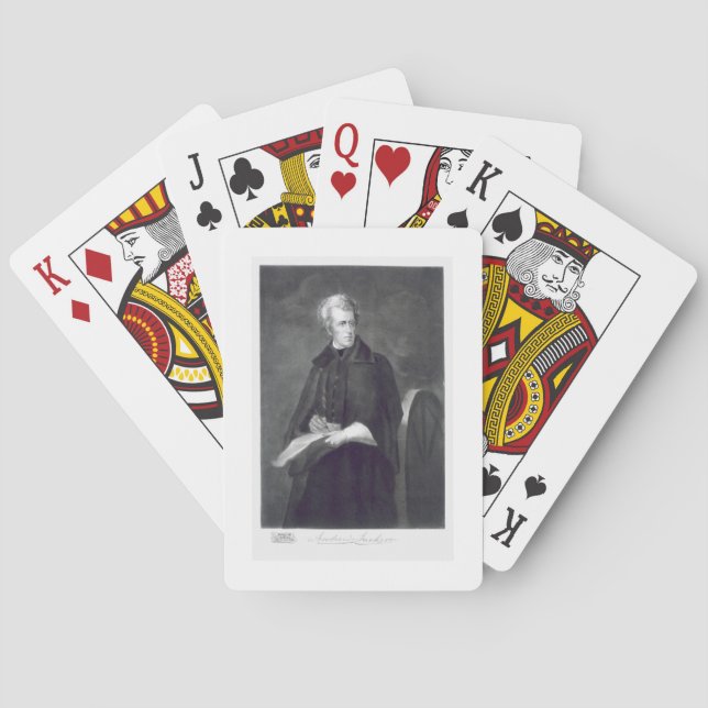 Andrew Jackson, 7th President of the United States Poker Cards (Back)