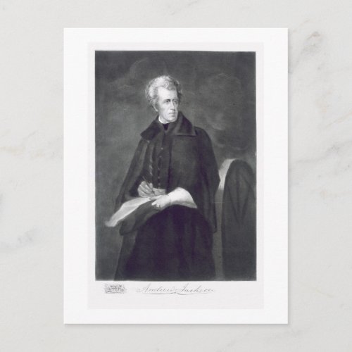 Andrew Jackson 7th President of the United States Postcard