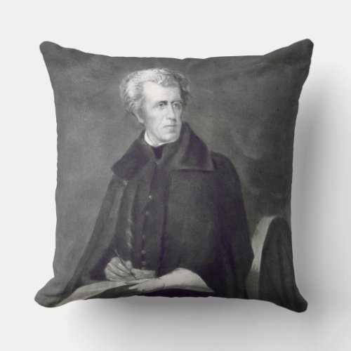 Andrew Jackson 7th President of the United States Throw Pillow