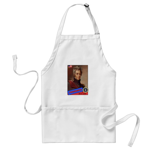 Andrew Jackson Baseball Card Adult Apron (Front)