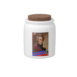 Andrew Jackson Baseball Card Candy Jar