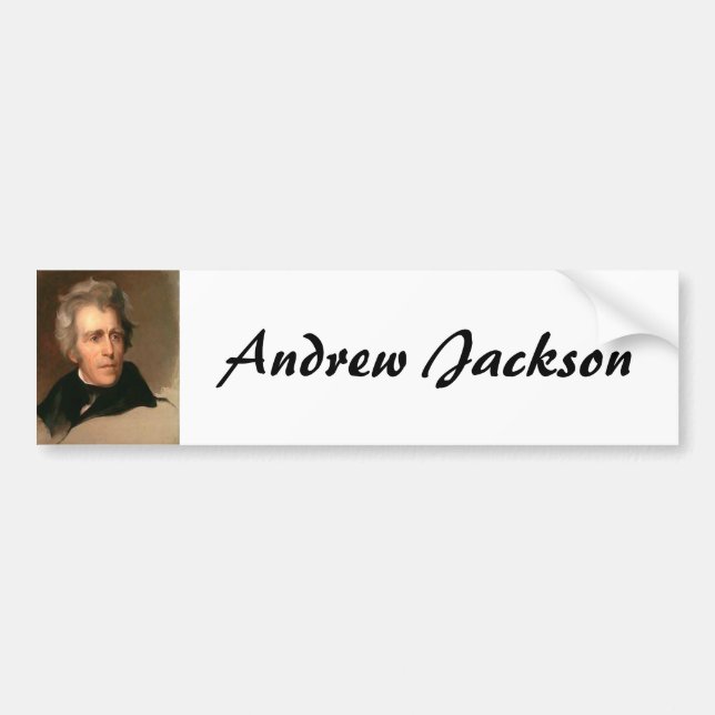 Andrew Jackson Bumper Sticker (Front)