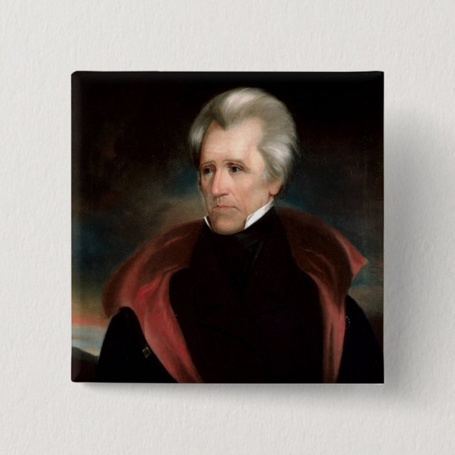 Andrew Jackson Button (Front)