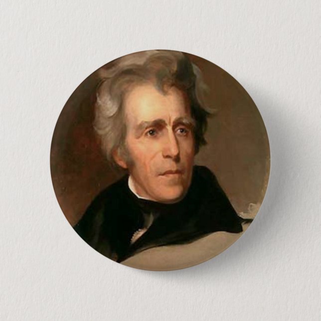 Andrew Jackson Button (Front)