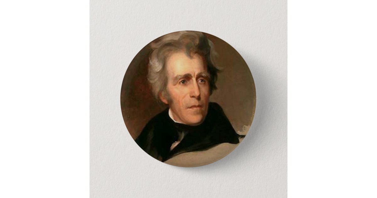 Andrew Jackson Button | Zazzle