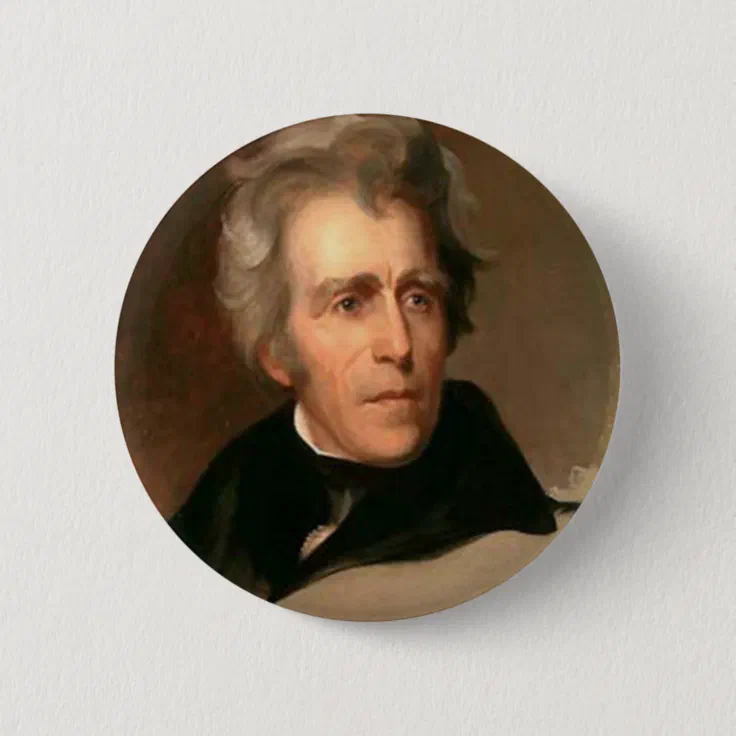 Andrew Jackson Button | Zazzle