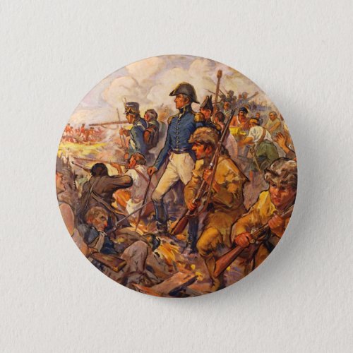 Andrew Jackson During the Battle of New Orleans Pinback Button