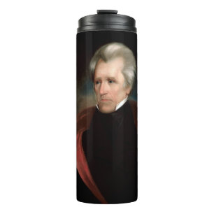 Andrew Jackson Portrait Thermal Tumbler