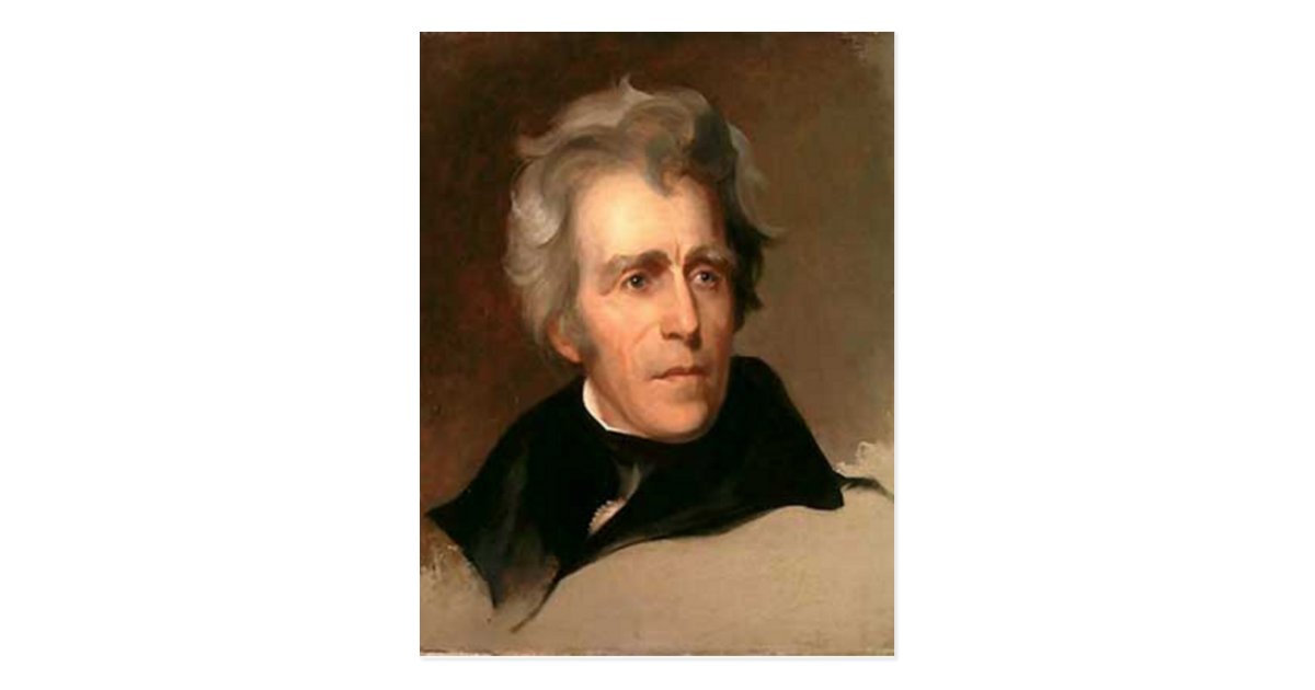 Andrew Jackson Postcard | Zazzle.com