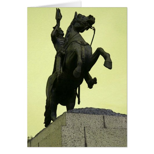 Andrew Jackson Statue Cards (Front)