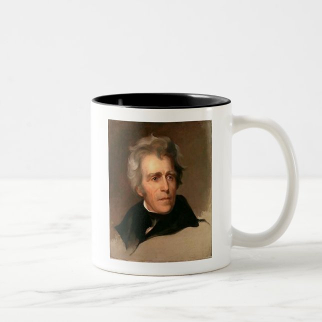 Andrew Jackson Two-Tone Coffee Mug (Right)