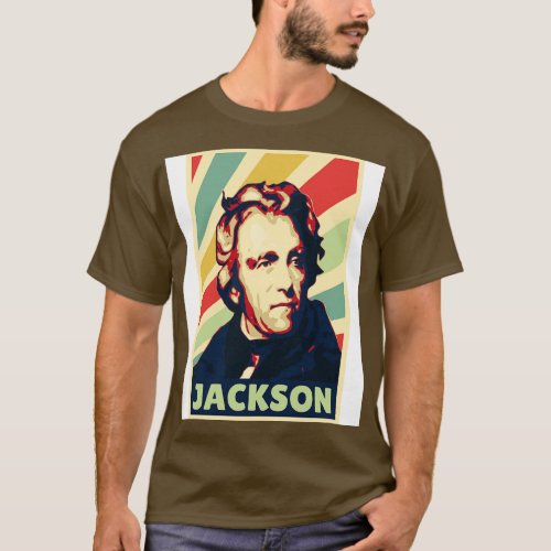 Andrew Jackson Vintage Colors T_Shirt