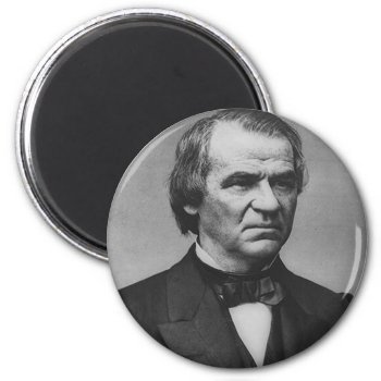 Andrew Johnson 17 Magnet by Incatneato at Zazzle
