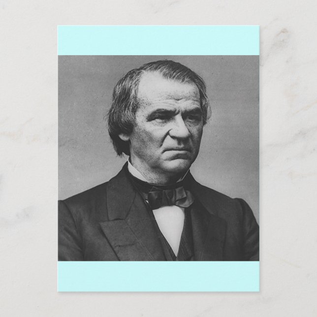 Andrew Johnson 17 Postcard (Front)