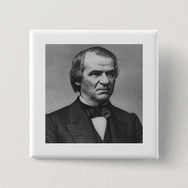 Andrew Johnson Pinback Button (Front)
