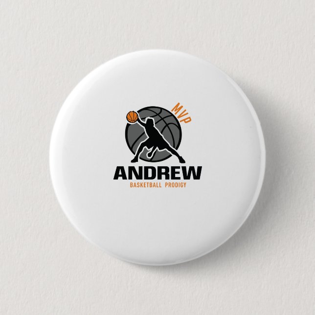 Andrew Mvp Custom Player Basketball Prodigy Your N Button (Front)