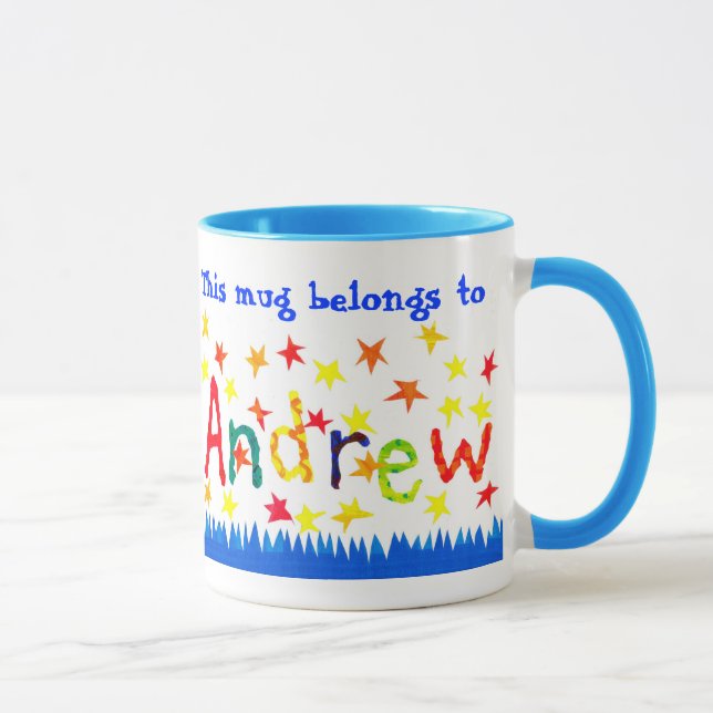 'Andrew' Name-specific Ringer Mug.. Mug (Right)