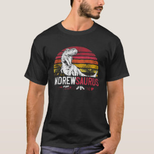 Andrew Saurus Funny Personalized Dinosaur T Rex Na T-Shirt