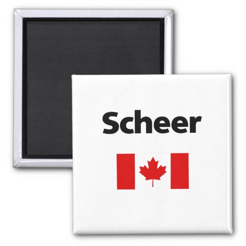 Andrew Scheer Canada Canadian Flag Light_Color Magnet