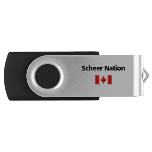 Andrew Scheer Nation Conservative Canadian Flag Flash Drive