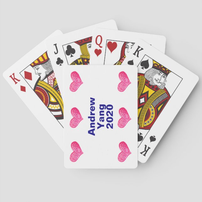 Andrew Yang 2020 Presidential Election Poker Cards (Back)