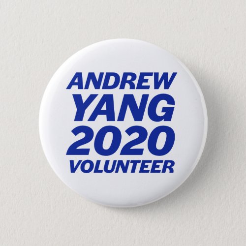 Andrew Yang Volunteer 2 inch Round Button