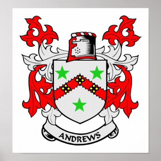 Andrews Family Crest Canvas Posters | Zazzle