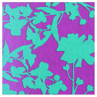 Andreya Purple and Aqua Fabric