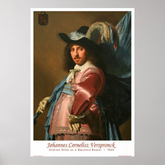 Andries Stilte as a Standard Bearer Poster