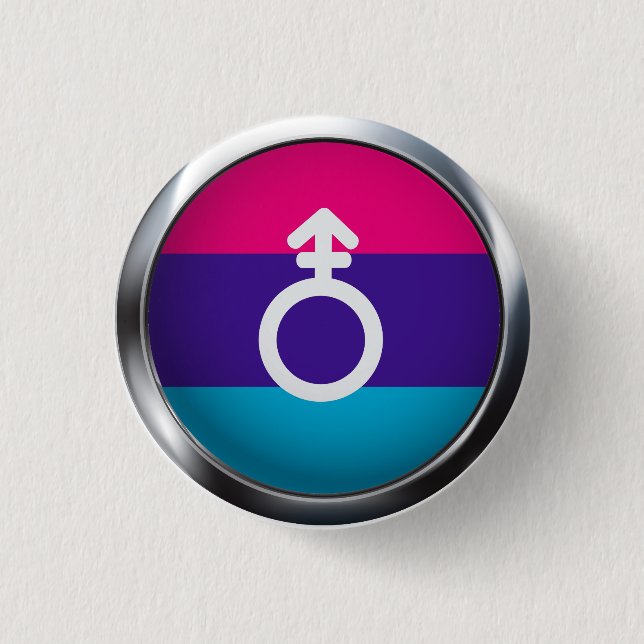 Androgyne Pinback Button (Front)